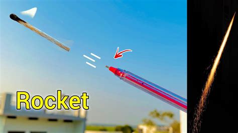 Pen Missile Rocket Making Rocket From Matchstick How To Make Rocket