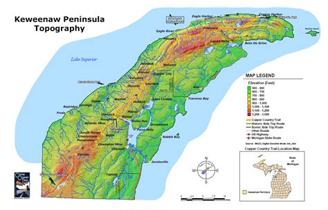 Maps Copper Country Trail