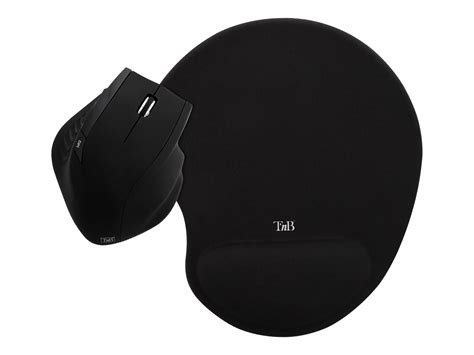 T NB Ergo Line Pack Souris Sans Fil Tapis Noir Pas Cher Bureau