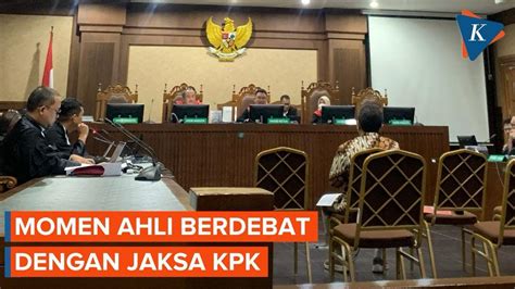 Momen Ahli Debat Dengan Jaksa Kpk Di Sidang Syl Santai Pak Youtube