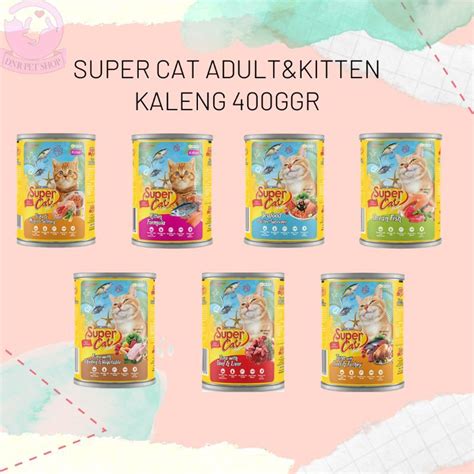 Jual Super Cat Makanan Kucing Basah Kaleng Gr Wetfood Supercat