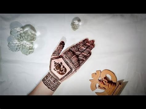 How To Draw Ganesha In Bridal Mehndi Design Ganesha Mehndi Design