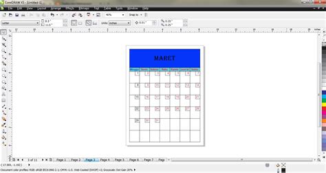 Cara Membuat Kalender Pada Corel Draw Abttsa Alhaz Kustama