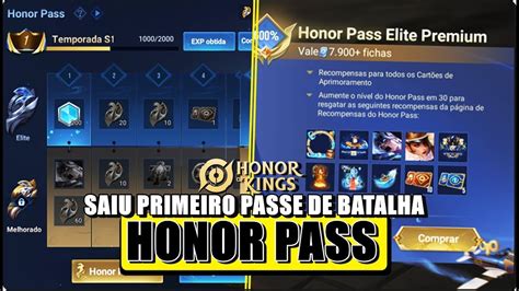 Saiu Primeiro Passe De Batalha Do Honor Of Kings Honor Pass Ser Que