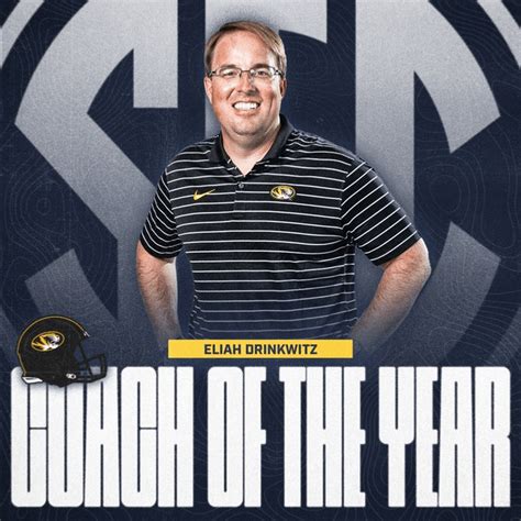 Eliah Drinkwitz wins 2023 SEC Coach of the Year : r/miz