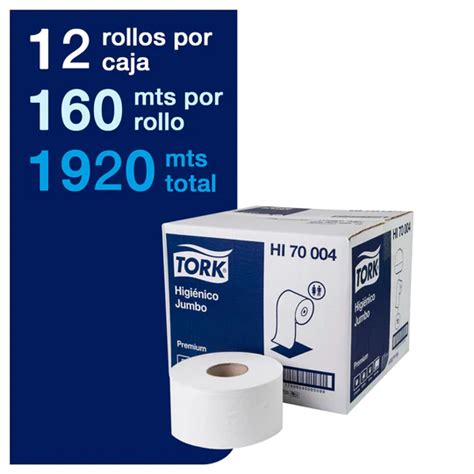 Papel Higi Nico Tork Jumbo En Bobina Advanced Hoja Doble Rollos De