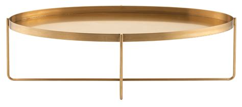 Gaultier Coffee Table Gold 54in Gold Coffee Table Metal Coffee