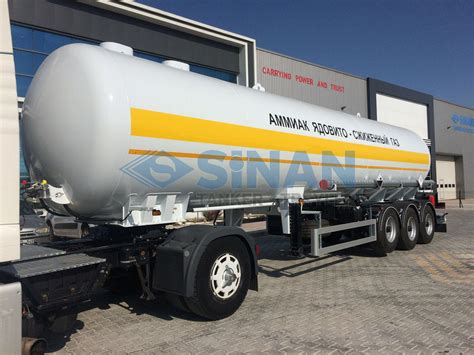 ANHYDROUS AMMONIA TANKER SEMITRAILERS - Sinanlı Trailers
