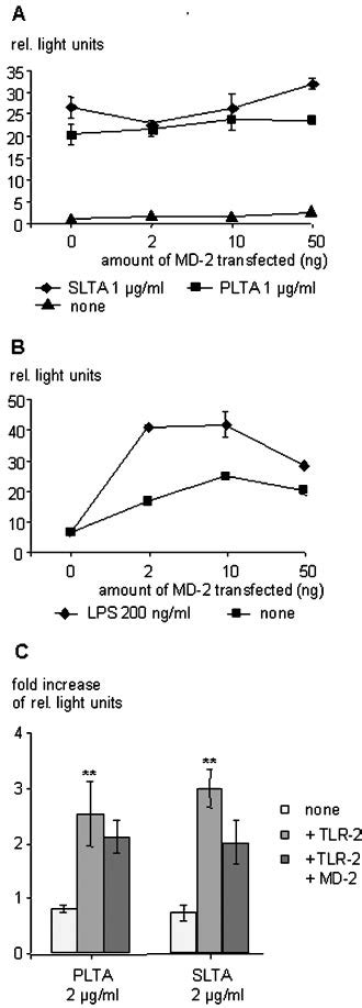 Effect Of Md On Activation Of Hek Cells By Lta Hek Cd Cells