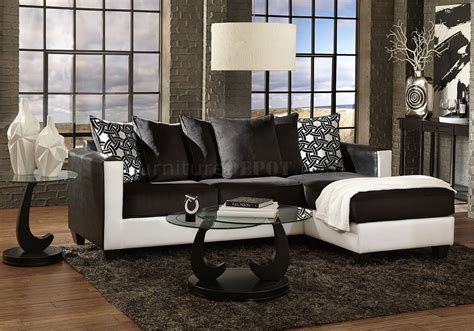 12 Ideas of Black and White Sectional Sofa