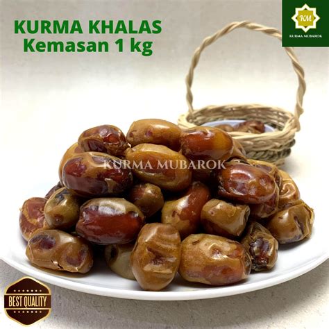 Jual KURMA KHALAS KING Dates 1Kg Shopee Indonesia