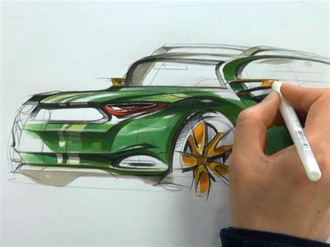 Industrial Design Sketching Tutorials - Car Body Design