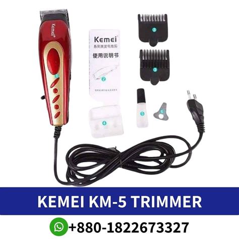 Best Trimmer Kemei Km Hair Clippers For Man In Bangladesh