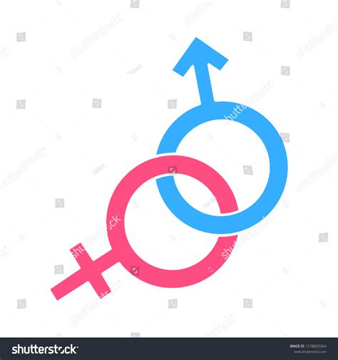 Sex Sign Iconmale Signfemale Signgender Symbolheterosexual Stock Vector Royalty Free 1278825364