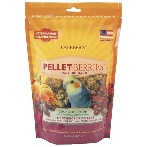 Lafeber Pelletberries Sunny Orchard Complete Cockatiel Food Parrot