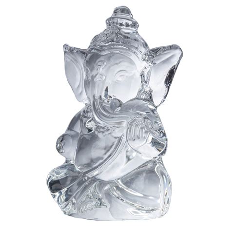 Mua Ganesha Hindu Quartz White Gemstone Ganesh Statue Success And Good