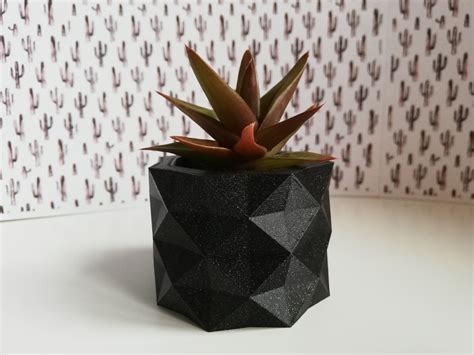 Mini Geometric Plant Pot | Etsy