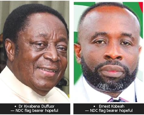 Ndc Flagbearership Race Dr Duffuor Kobeah Vetted Graphic Online