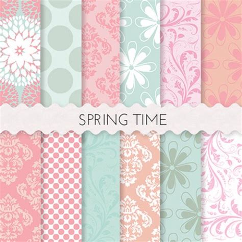 Pink Flower Scrapbook Paper