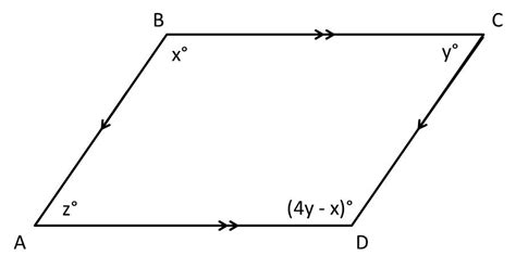 How To Find An Angle In A Parallelogram Act Math