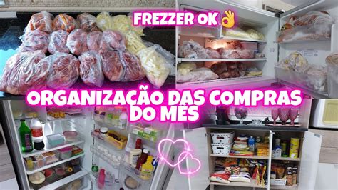 Porcionei As Carnes E Organizei Todas As Compras Do M S O Redultado