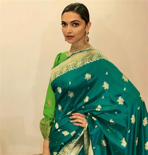 Deepika Padukones Banarasi Saree Style Is Giving Us Pure Traditional