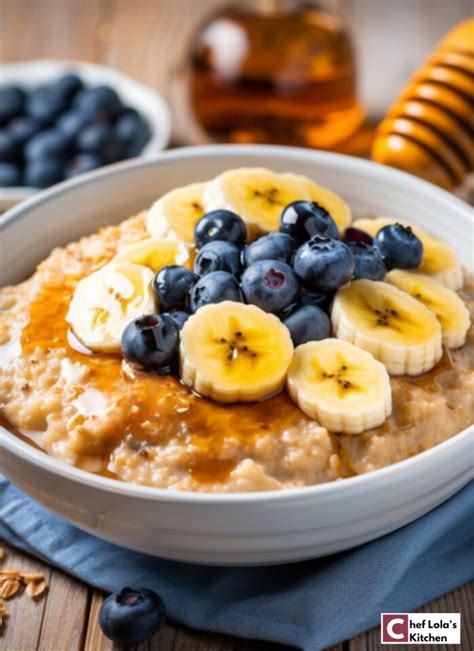 Easy Hearty Breakfast Oatmeal Porridge - Chef Lola's Kitchen