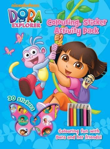 Amazon Dora The Explorer Colouring Sticker Activity Pack Activity