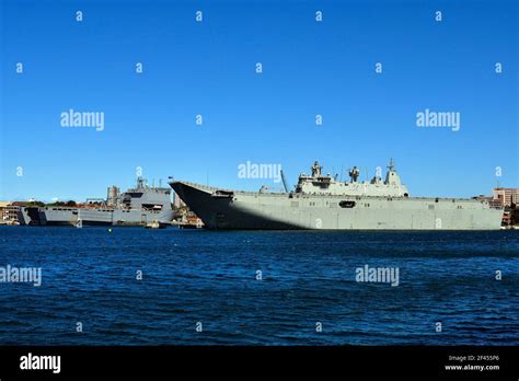 Sydney NSW Australia October 31 2017 Warships Of Royal Australian