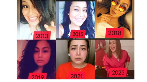 Selfie Queen Evolution 2013 To 2023 Neha Kakkar Transformation Through