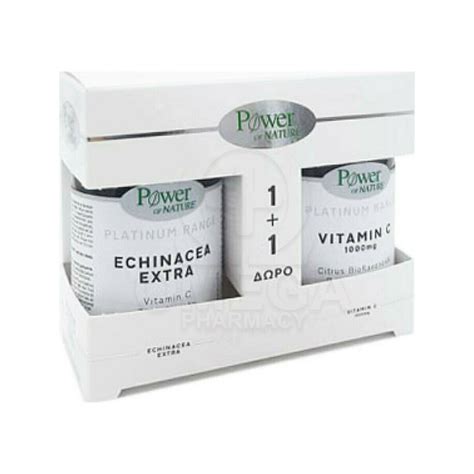 POWER HEALTH Platinum Range Echinacea Extra 30caps Δώρο Platinum