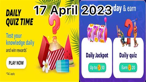 Amazon Daily QuizTime Answers Today Funzone Daily Runs Jackepot Quiz