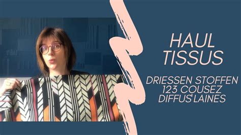 Haul Tissus Driessen Stoffen Cousez Diffus Laine Tissus