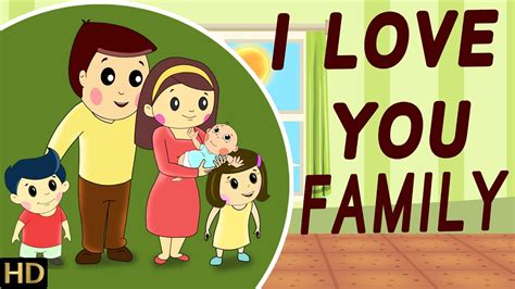 I Love You - Family (HD) - Nursery Rhymes | Popular Kids Songs ...