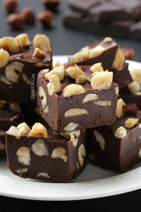 Chocolate Hazelnut Fudge Paleo Vegan Texanerin Baking