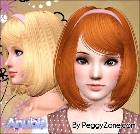 Bob With Headband And Bangs Hairstyle Peggy`s 691 Retextured By Anubis