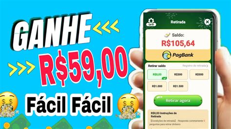 RECEBA Em 2 SEGUNDOS APP Que GANHA DINHEIRO Ate R 59 00 Fácil Fácil