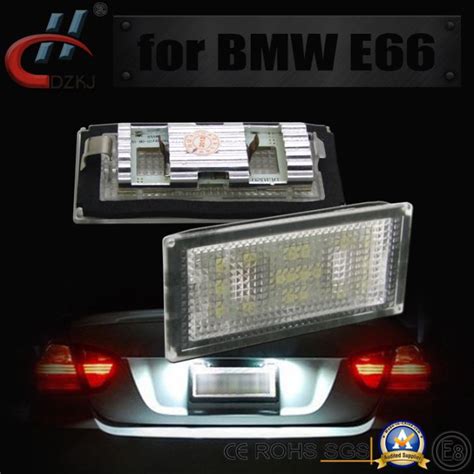 China E65 E66 Saloon 01-08 Led Number Plate Lights White Rear License ...