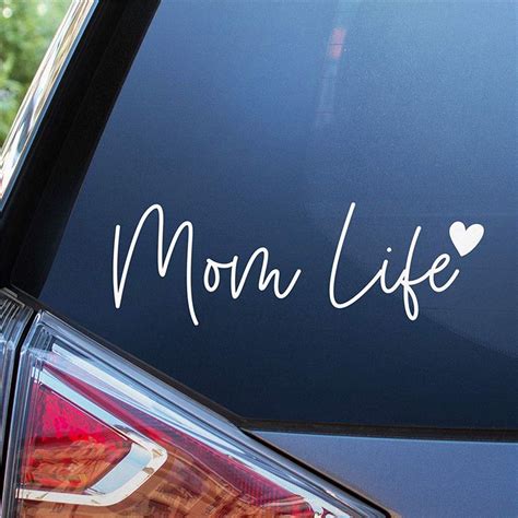 2020 Mom Life Car Decal 79 Cute Bumper Sticker For Your Car Home