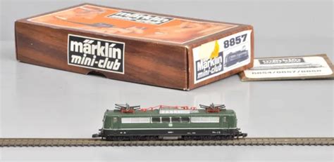 MÄRKLIN 8857 SPUR Z 6achsige Güterzug E Lok BR 151 der DB grün EUR