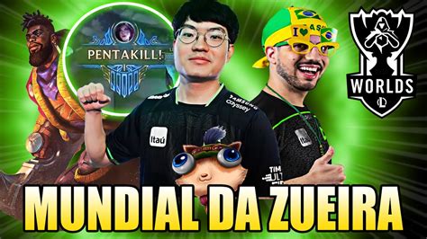 Pentakill Do Route E Robo Salvando A Loud Vs Gam Mundial Da Zueira