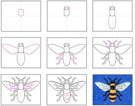 Tổng hợp một số cách vẽ con Ong đơn giản đẹp nhất hiện nay