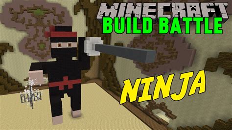 Minecraft Episk Ninja Team Build Battle Minigame På Svenska Youtube