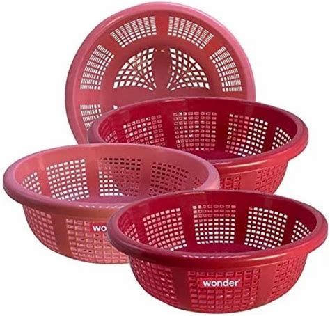 Diameter: 11 inch Plastic Fruit Basket at Rs 120/piece in Amet | ID ...