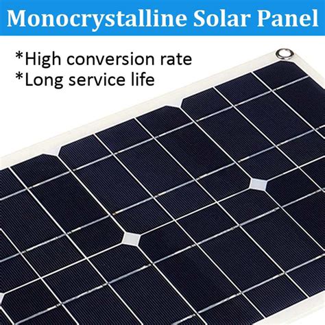 Solar Panel W V V Semi Flexible Monocrystalli Grandado