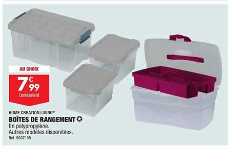 Promo Bo Tes De Rangement Home Cr Ation Living Chez Aldi Icatalogue Fr