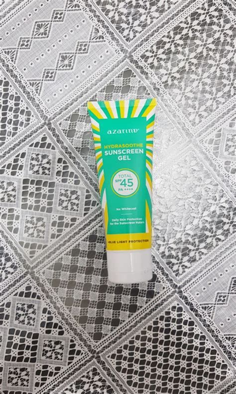 Sunscreen Azarine 45 Spf Hydrasoothe On Carousell