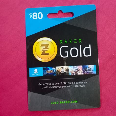 Razer Gold Gift Card Tickets Vouchers Vouchers On Carousell