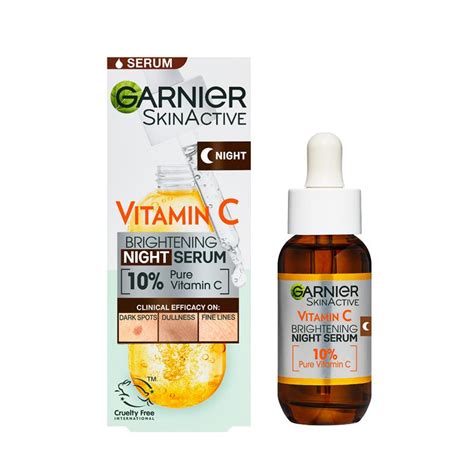 Buy Garnier Skin Active Vitamin C Brightening Night Serum 30ml Online