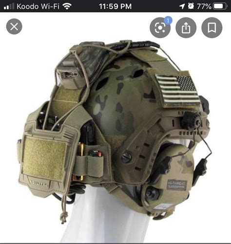 Looking to get a tactical helmet, a headset that’s works with coms. I ...